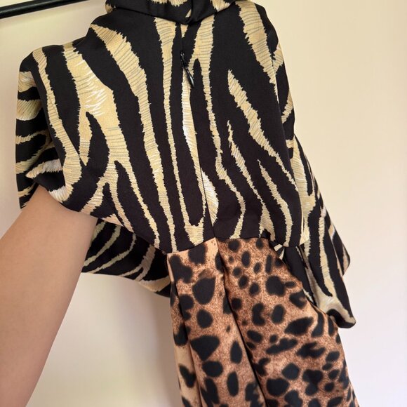 animal print maxi dress - YAURA - Picture 8 of 9